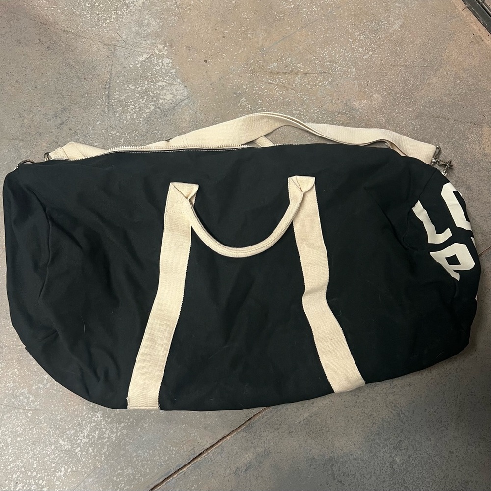 Victoria Secret Pink Black Duffle